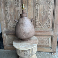 Texture Ceramic Table Lamp with Handles