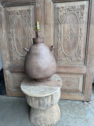 Texture Ceramic Table Lamp with Handles