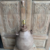 Texture Ceramic Table Lamp with Handles