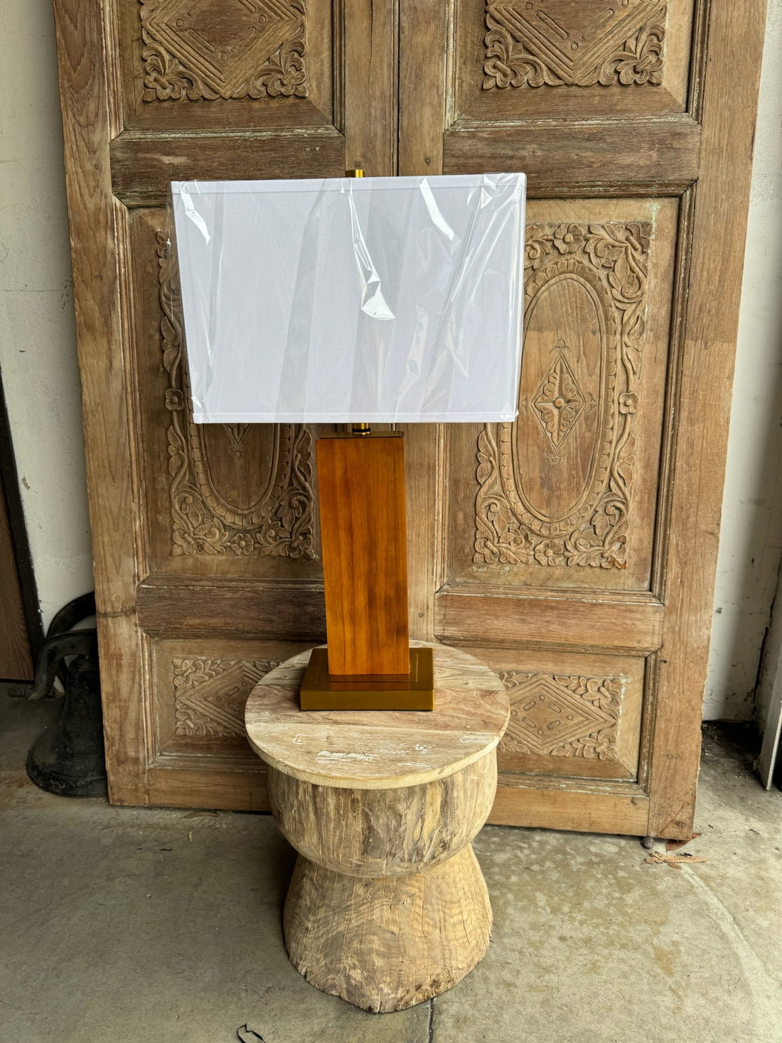 Rectangular Midcentury Modern Table Lamp
