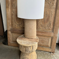 Textured Adobe Table Lamp