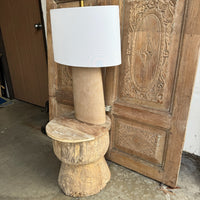 Textured Adobe Table Lamp
