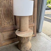 Textured Adobe Table Lamp