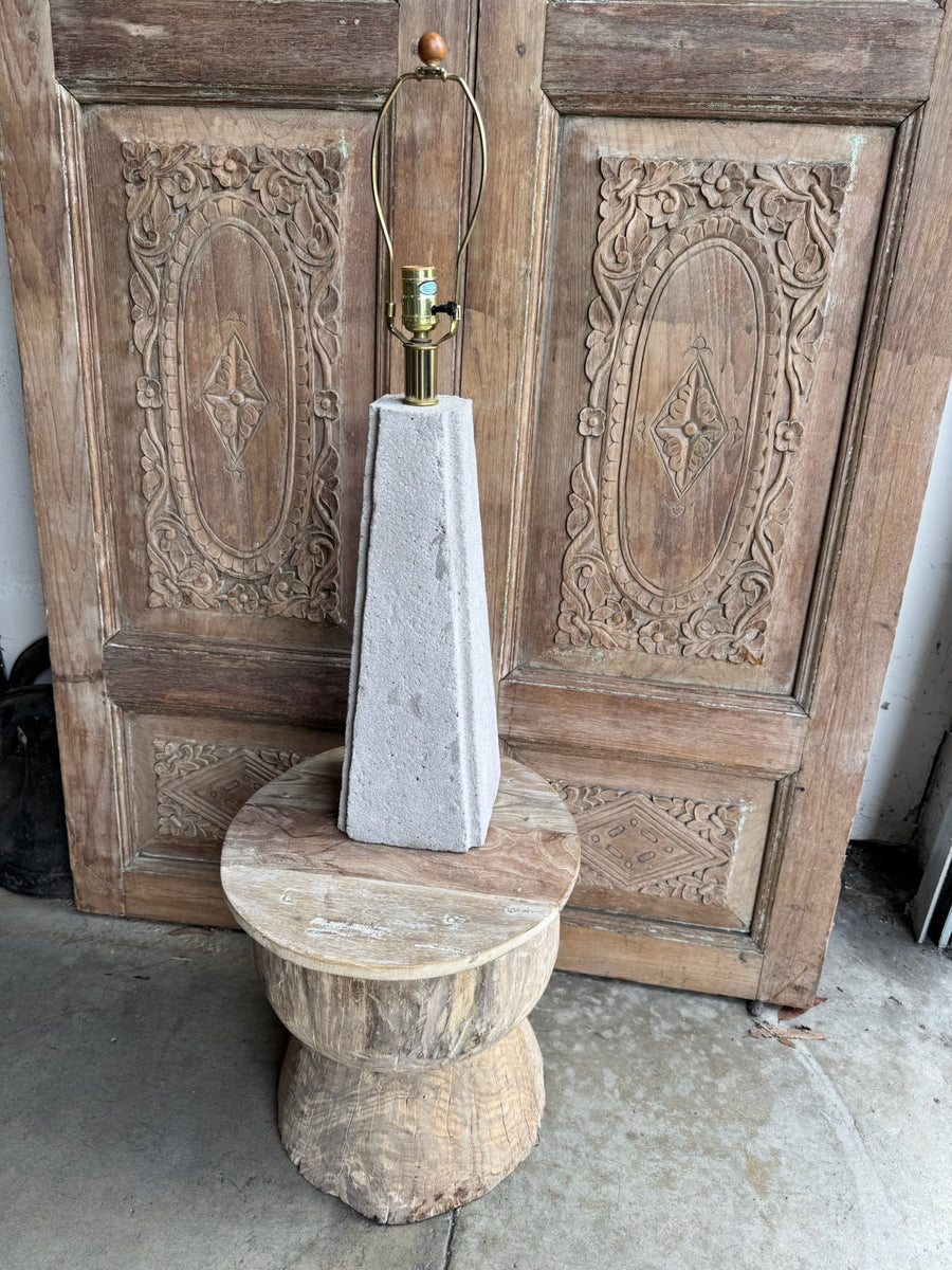 Tapered Concrete Lamp