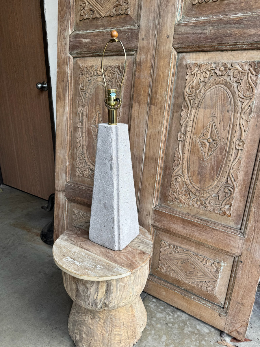 Tapered Concrete Lamp