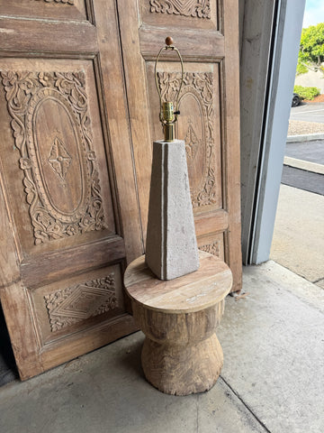 Tapered Concrete Lamp