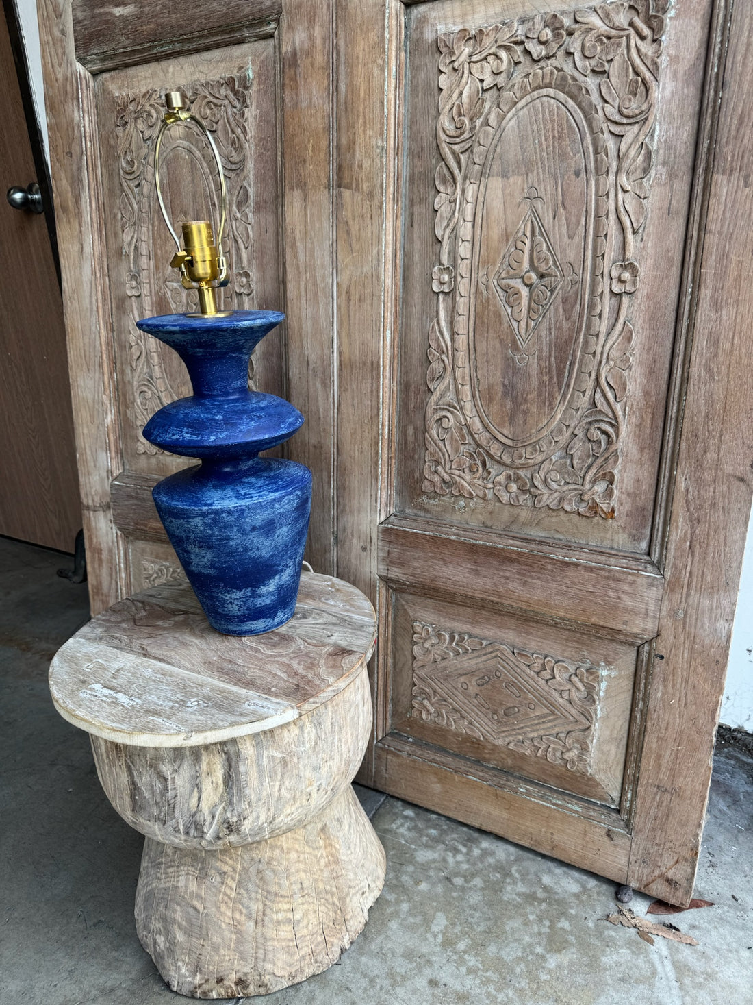 Lapis Rhodes Table Lamp by Danny Kaplan Studio - Pair