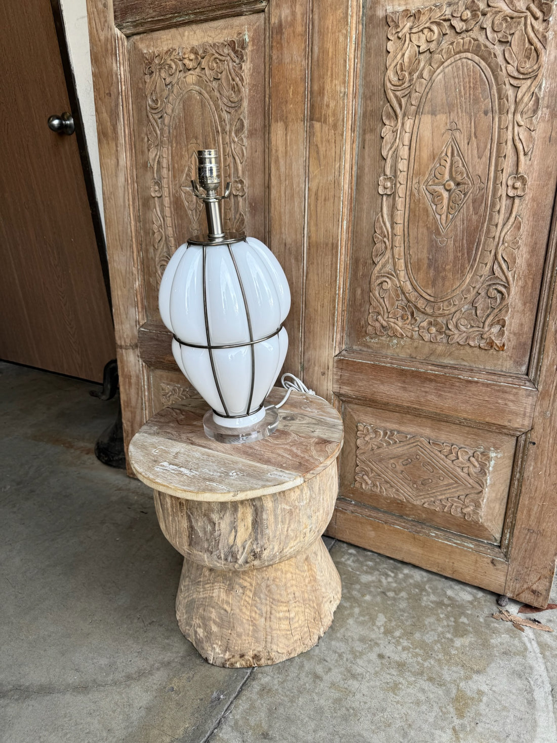 Blown Glass Table Lamp