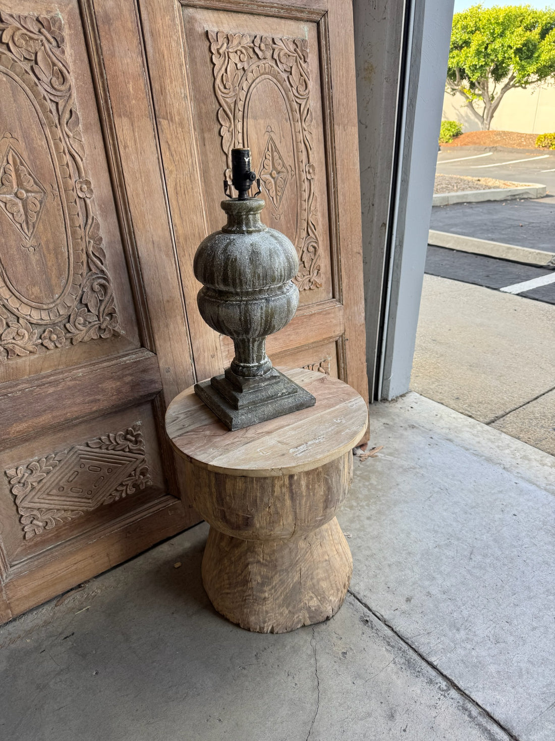 Visual Comforts Stone Lamps - Pair