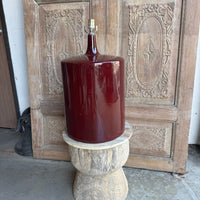 Large Polished Ceramic Table Lamp
