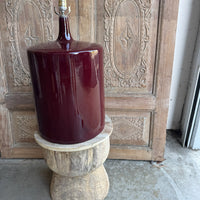 Large Polished Ceramic Table Lamp