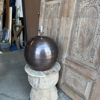 Metallic Eggplant Lamp