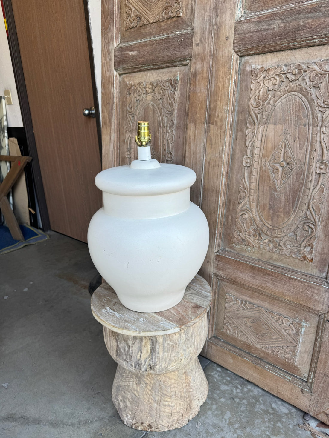 Oversized Ginger Jar Lamps - Pair