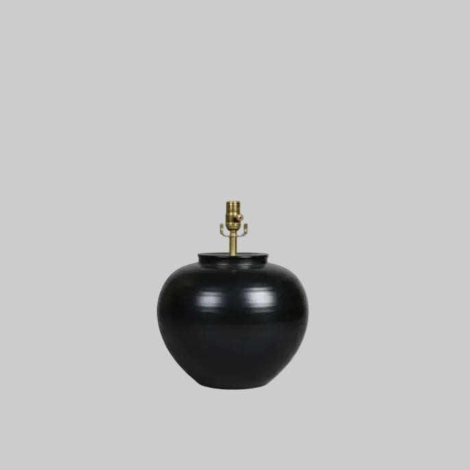 Ceramic Black Lamp