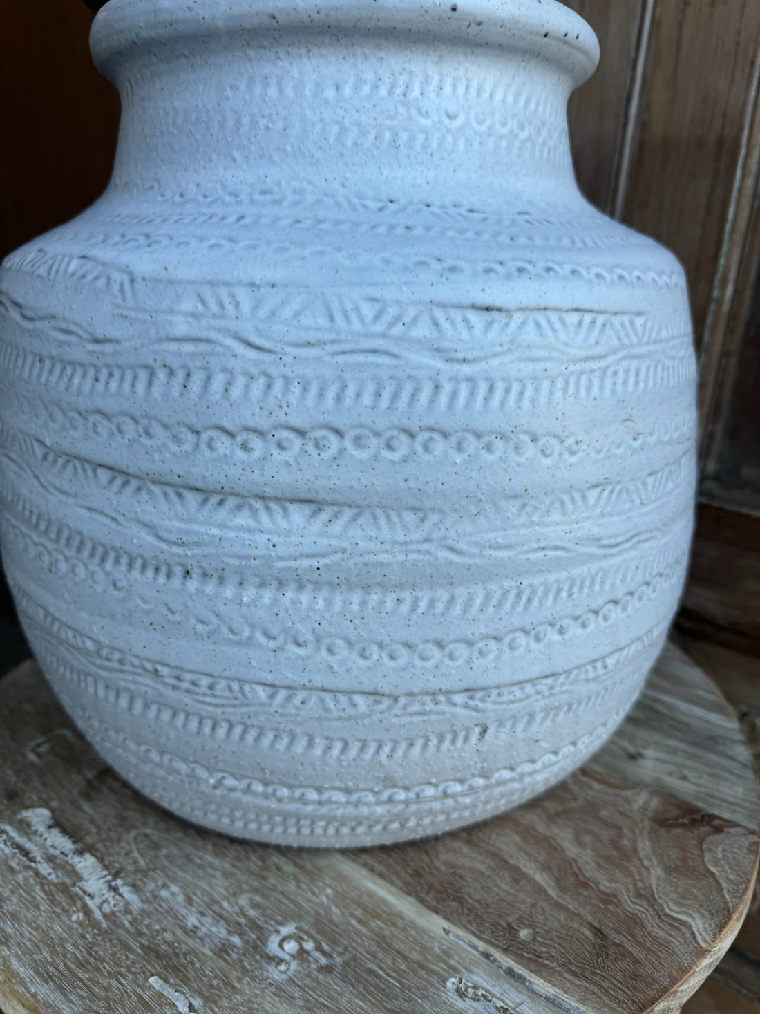 Patterned Ceramic Lamp