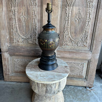 Japanese Bronze Cloisonne Table Lamp