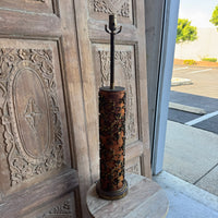 French Antique Roller Lamp
