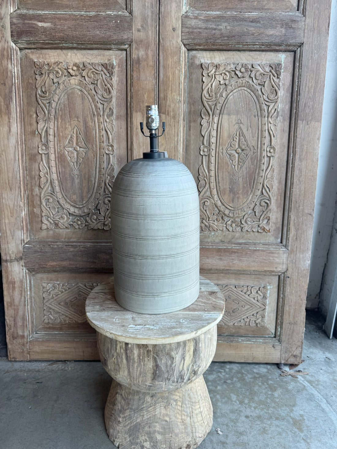 Etched Table Lamp