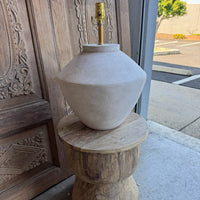 Faux Plaster Lamp