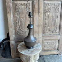 Speckled Brown Ceramic Table Lamp