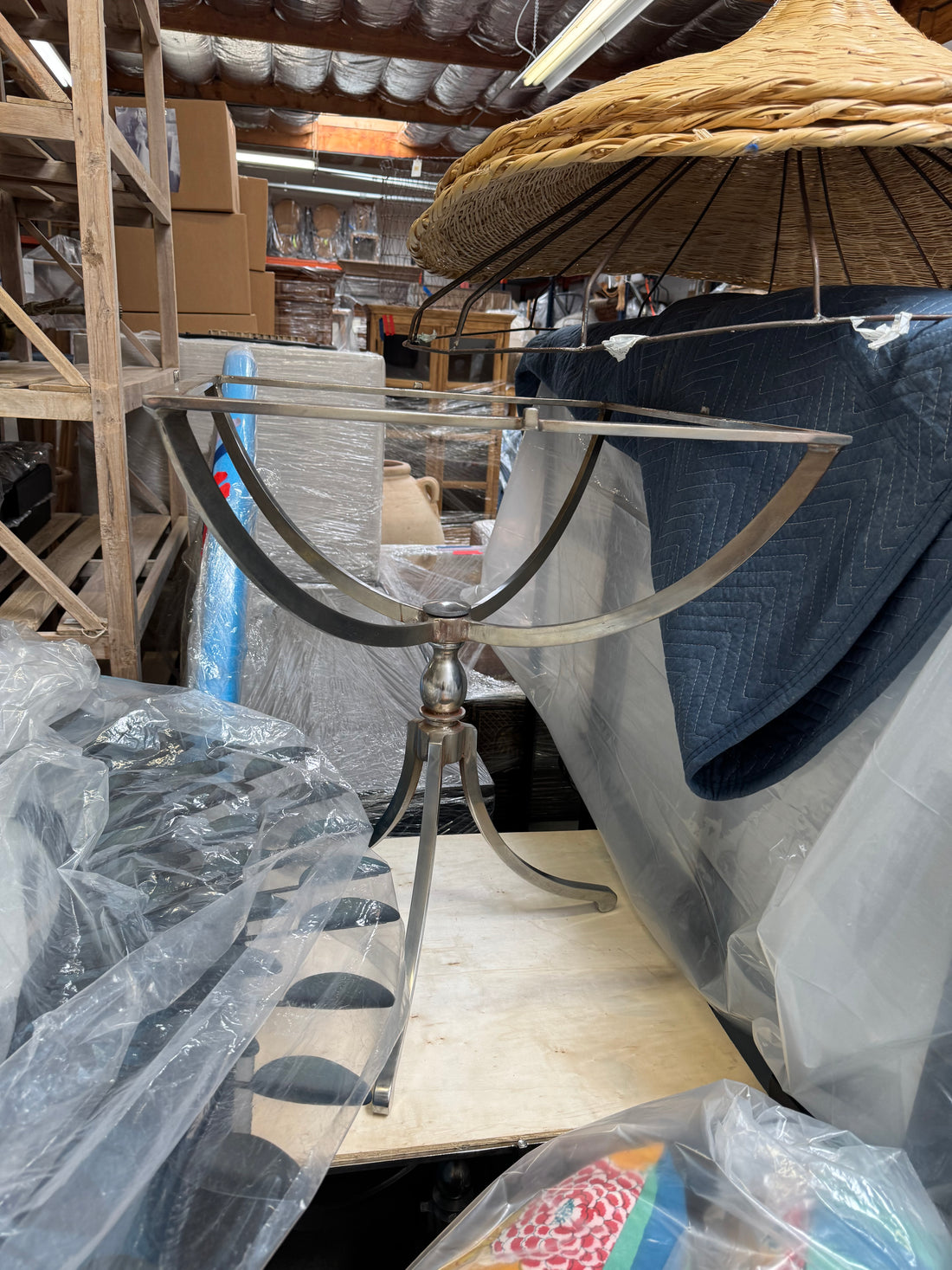 Metal and Wood Table