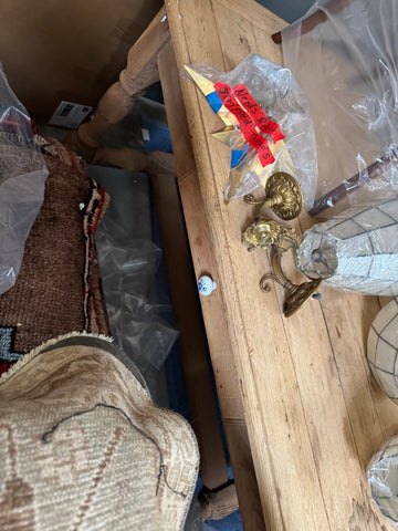 Table with Painted Knob