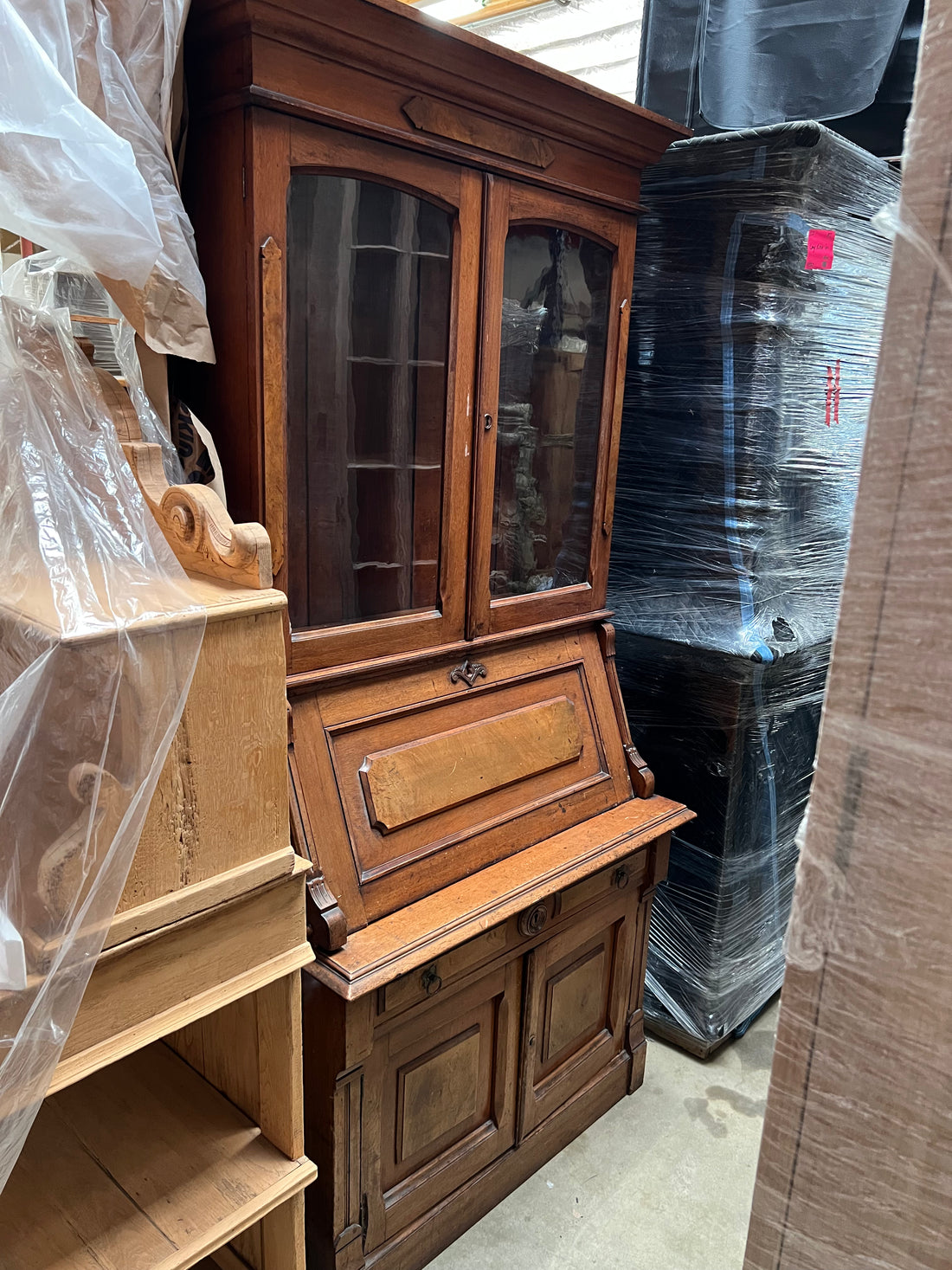 Vintage Secretary Hutch