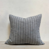 Handmade Blue Striped Pillow