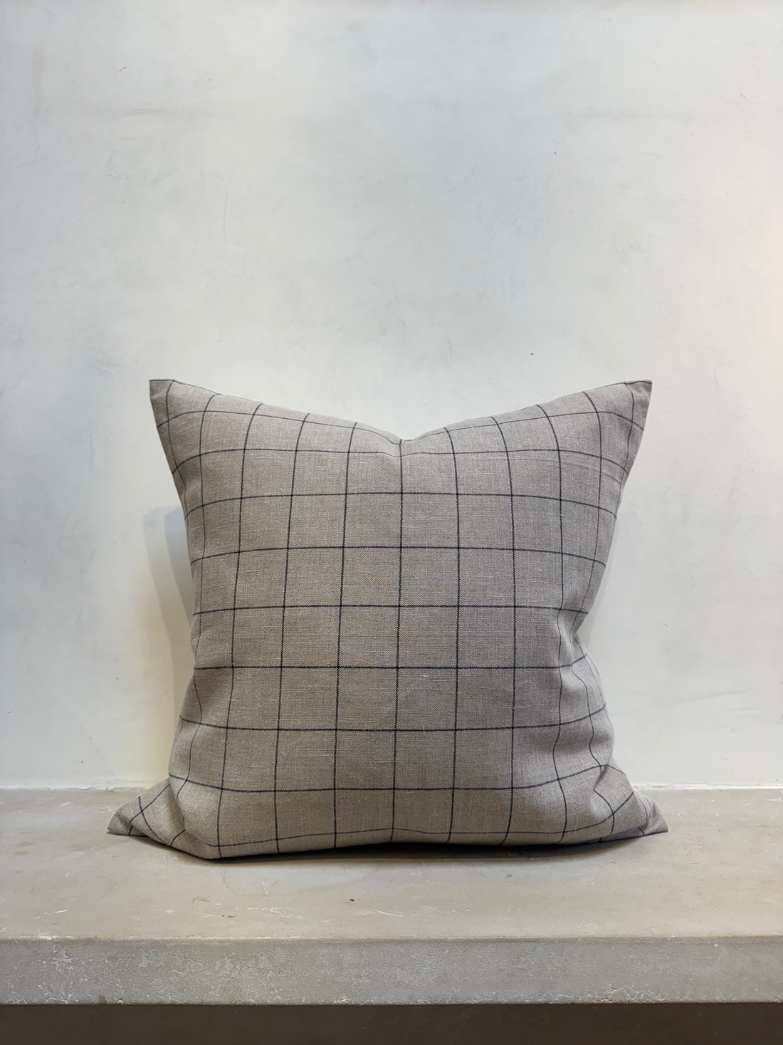 2. Handmade Neutral Pillow