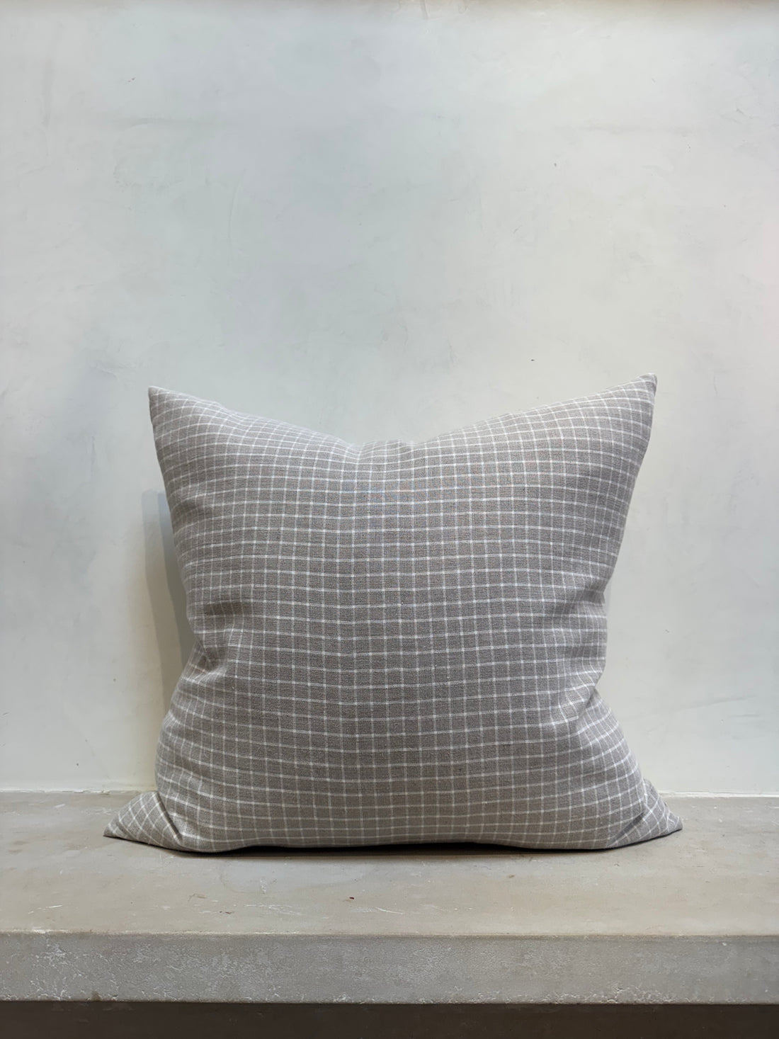 1. Handmade Neutral Pillow