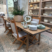 Long Wood Dining Table