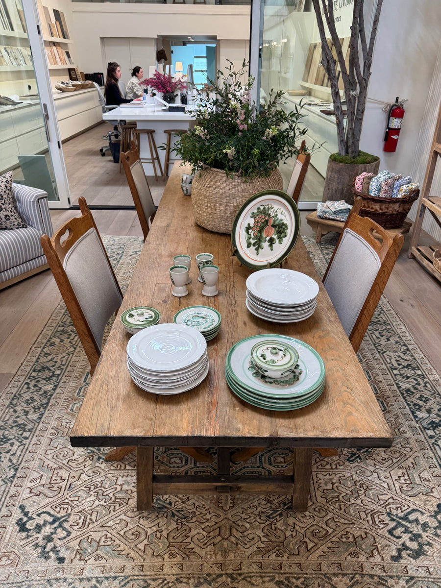 Long Wood Dining Table