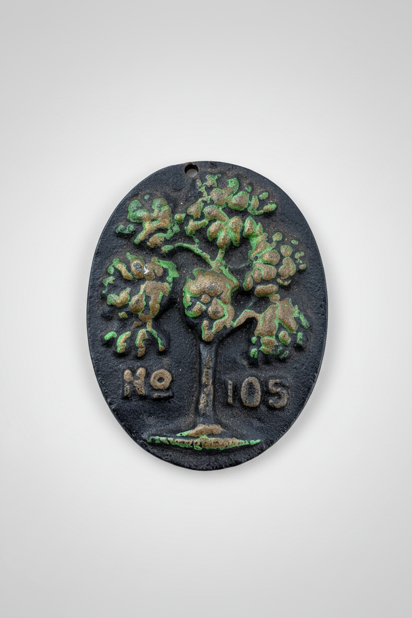 No. 105 Cast Iron Tree Wall Decor