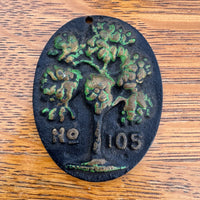No. 105 Cast Iron Tree Wall Decor