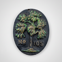 No. 105 Cast Iron Tree Wall Decor