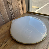 Tear Drop Milk Glass Sconce