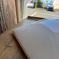 Tear Drop Milk Glass Sconce