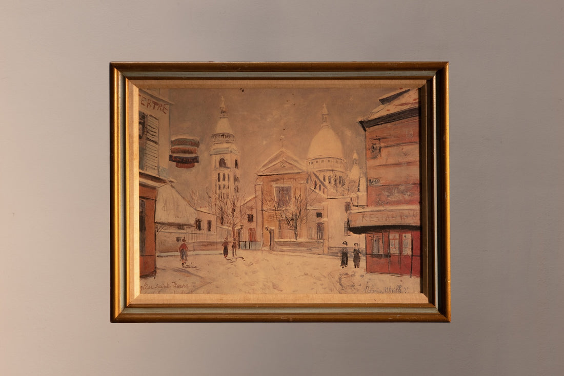 Montmartre Winter Scene