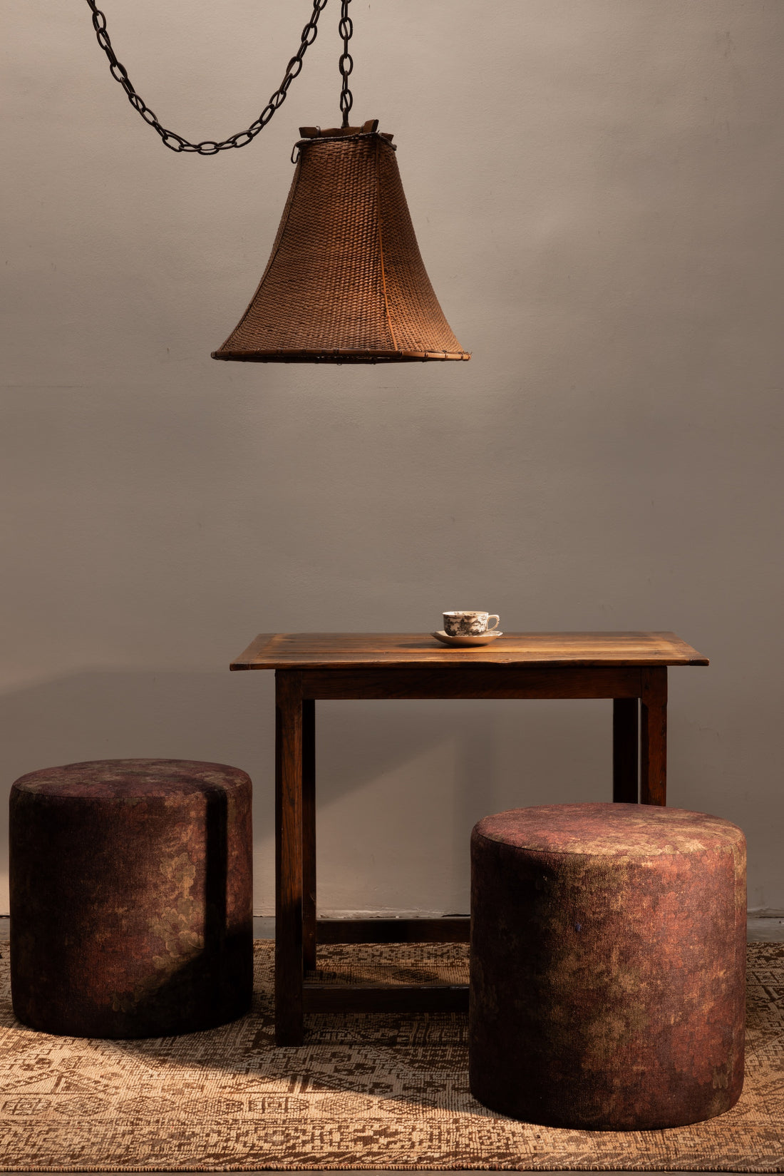 Woven Rattan Pendant