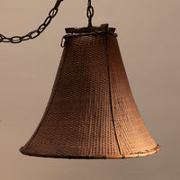 Woven Rattan Pendant