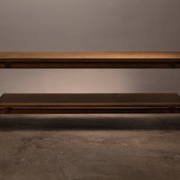 Amber Oak Wood Console