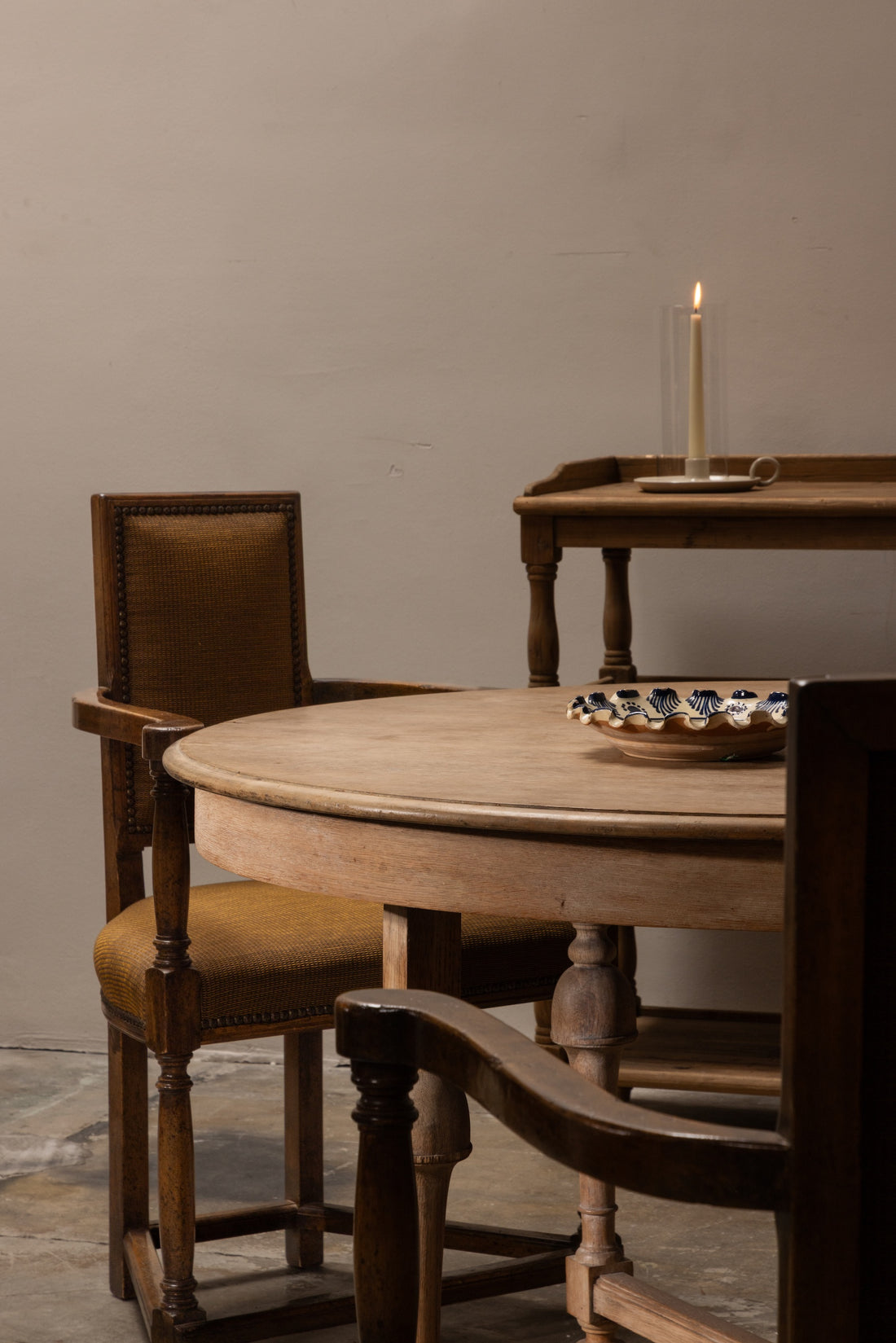 Vintage Round Dining Table