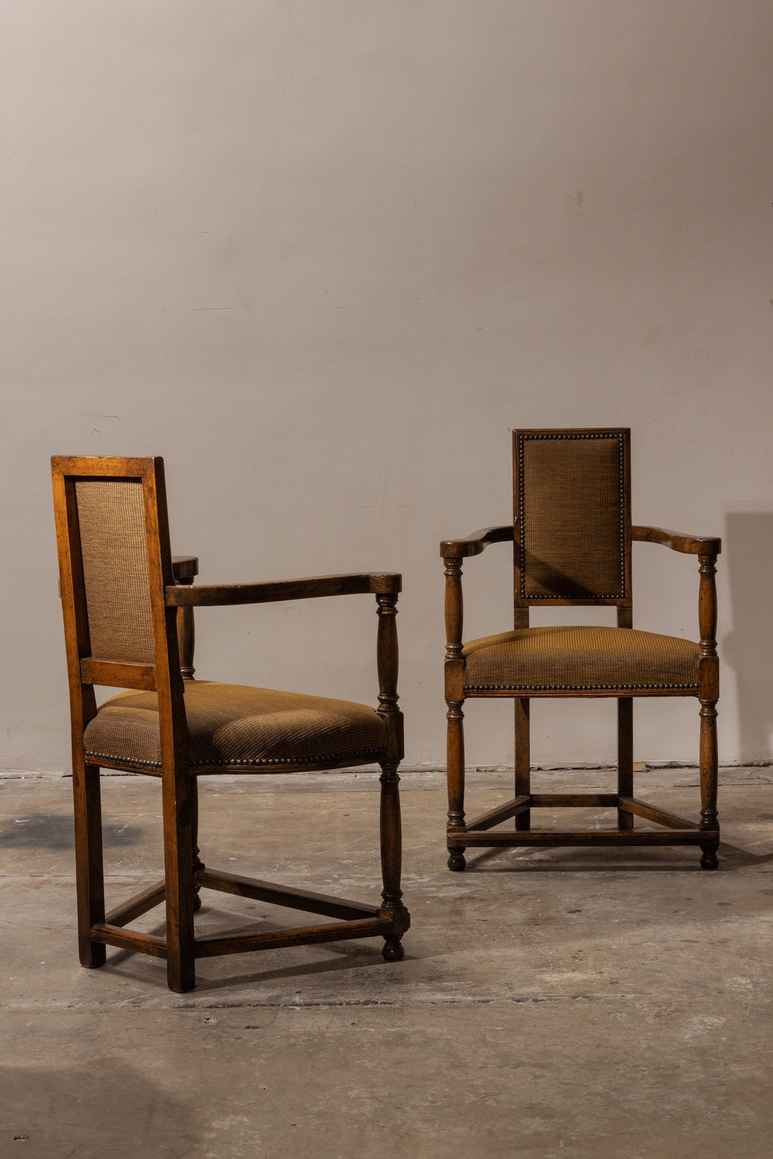 Vintage Upholstered Armchairs