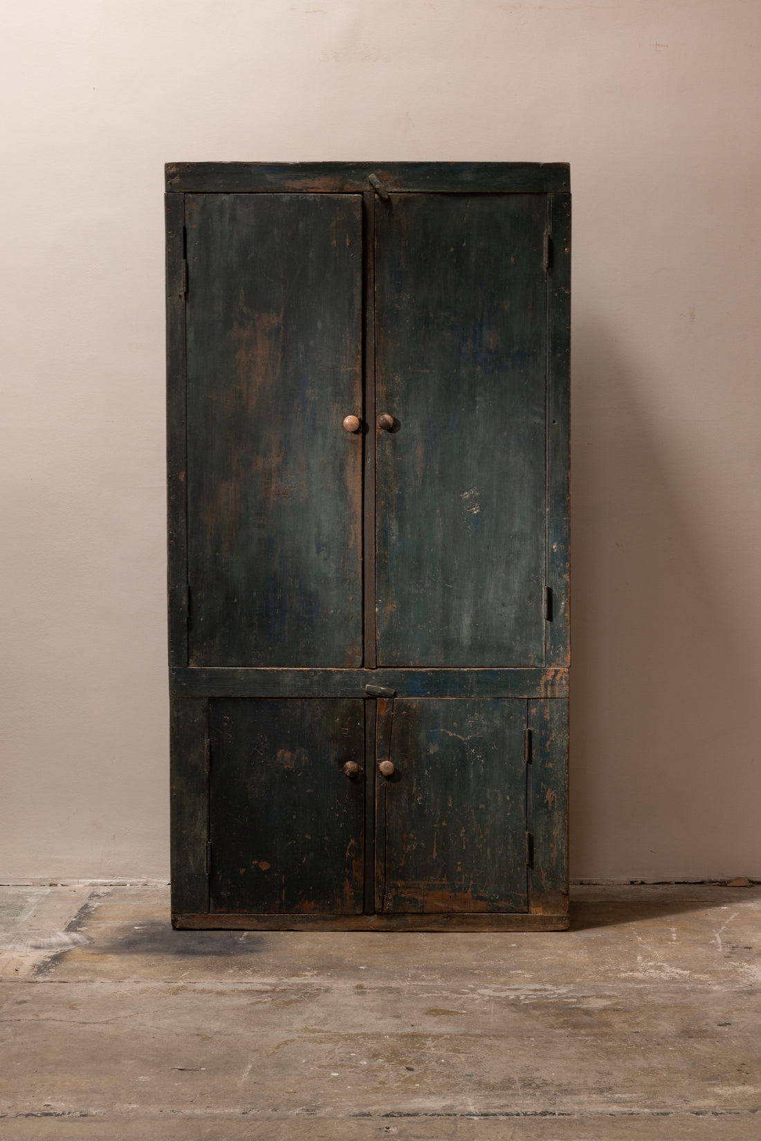 Vintage Painted Wood Cabinet