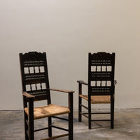 Rush Seat Dining Chairs