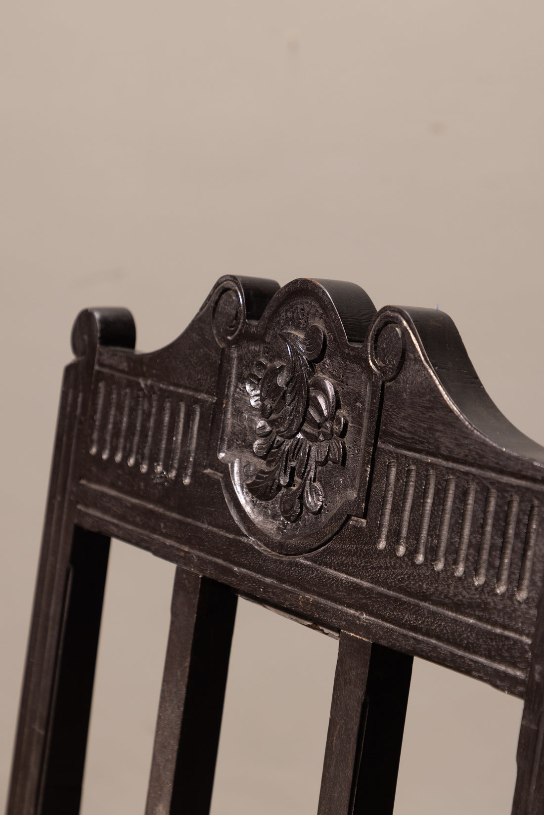 Carved Wood Armchair