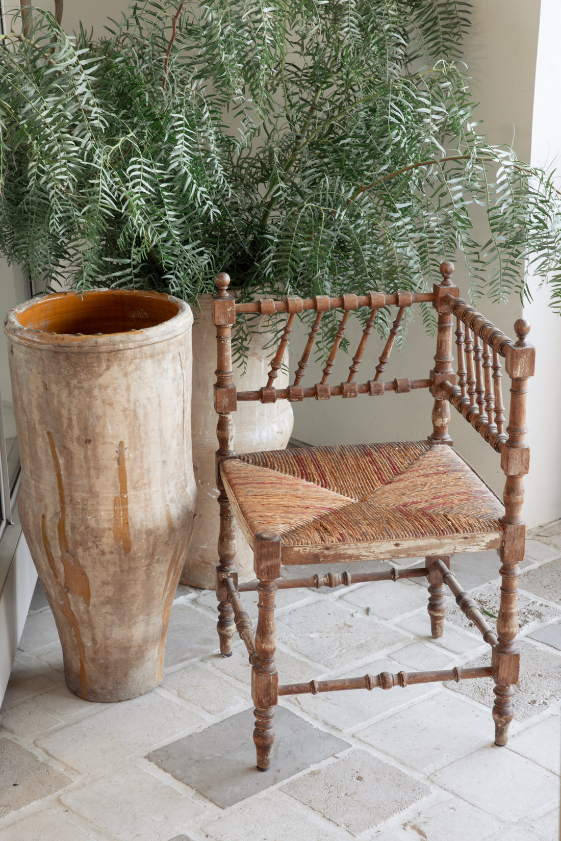 Antique French Corner Chair