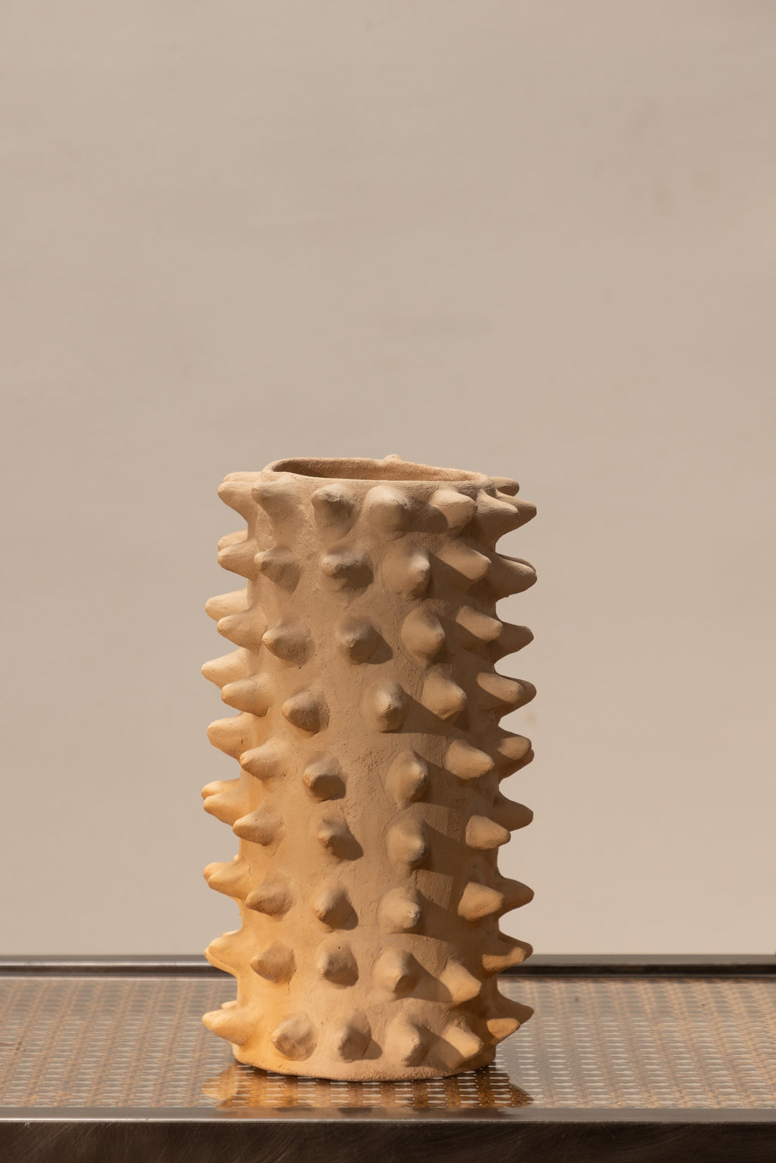 Sculptural Spiked Ceramic Vase