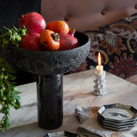 Artisanal Hand Thrown Pedestal Bowl