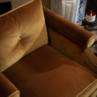 Golden Velvet Chair